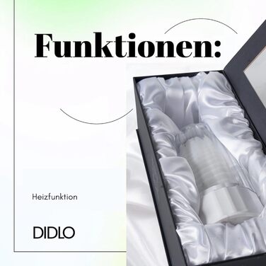 Електричний мастурбатор для чоловіків DIDLO Rotor-MM15 Special Edition, MICAELA SCHÄFER, обертання та вібрація, USB-зарядка, 30 см (Heating Cup)