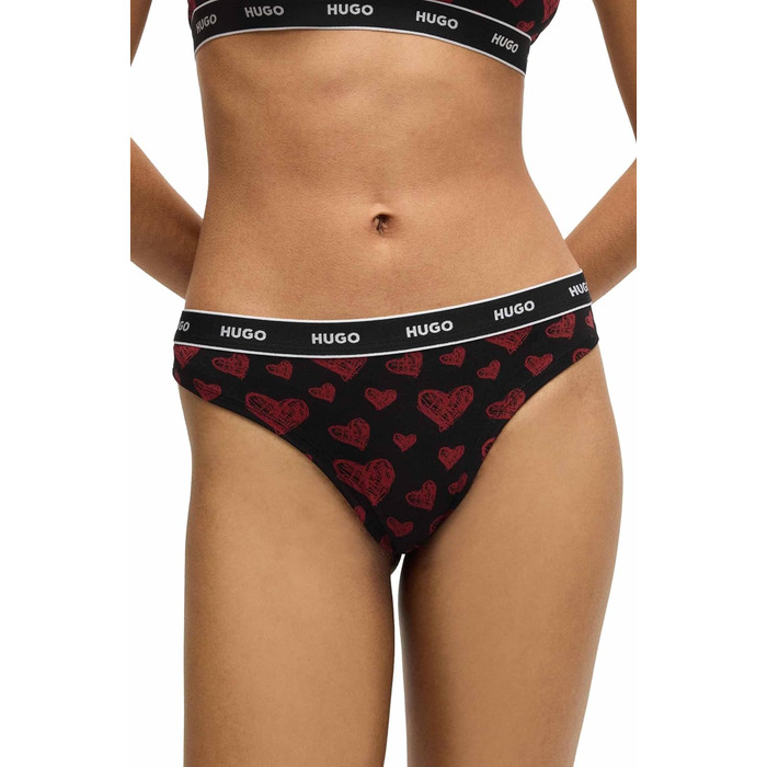 Сліп-штанги HUGO для жінок, сліп-трусики, сліп-білизна, фіолетовий колір, розмір S