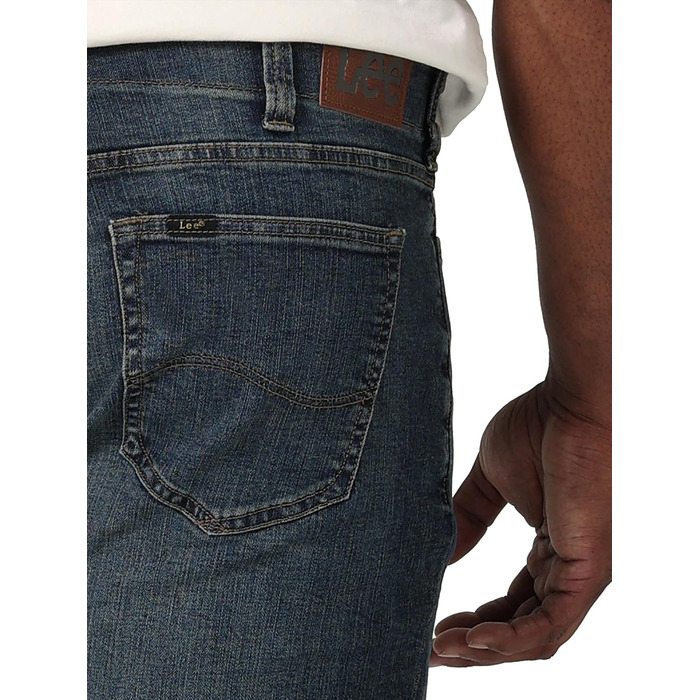 Чоловічі джинси Lee Big and Tall Extreme Motion Relaxed Straight Maverick, 44W / 32L