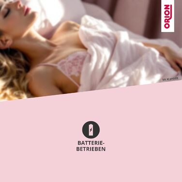 Вібратор для жінок ORION Rabbit-Vibrator з кліторальним стимулятором - інтенсивний, тихий, чорно-золотий