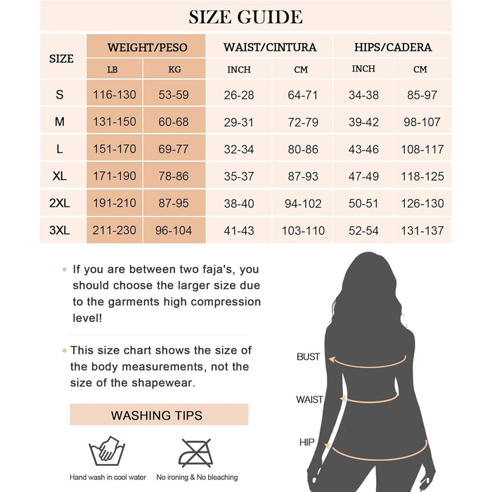 Корсет для схуднення SHAPERX з високою компресією, Body Shaper для жінок, підтягування сідниць, корекція стегон, чорний, XL