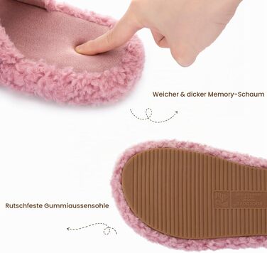 Жіночі м'які капці RockDove з ефектом пам'яті (Memory Foam), розмір 38/39 EU, колір старорожевий