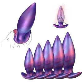 Анальний плаг Kuaecr Weichen Silikon XL для масажу G-точки та простати | Іграшки для дорослих