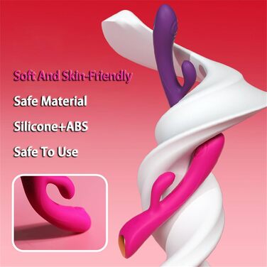 Вібратор Rabbit для жінок: 10 режимів, стимуляція клітора та G-точки, червоний