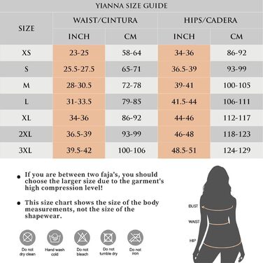 Корсет YIANNA для фігури: боді-шейпер, слінг, бежевий, XS. Сильний ефект контролю живота та формування фігури. Колумбійський дизайн.