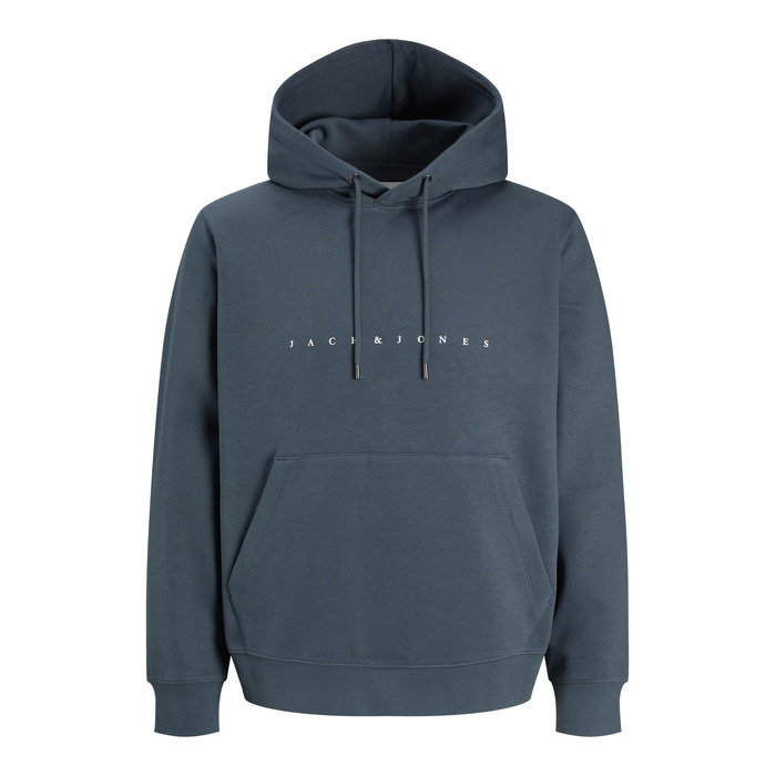 Чоловічий худі Jack & Jones JJESTAR JJ Sweat Hood, Relaxed Fit, колір Turbulence (розмір 6XL)