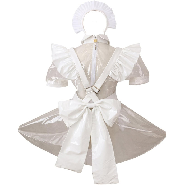 Прозоре плаття-сіточка з PVC для дорослих, костюм, 3XL