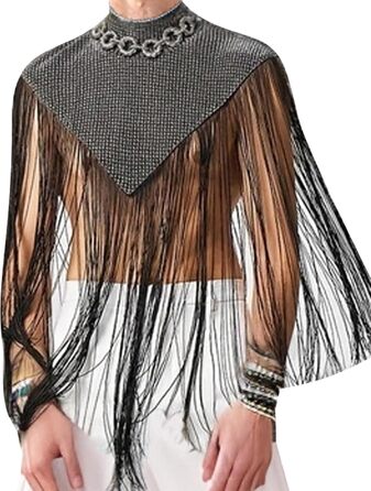 Чоловіча прозора сорочка AIEOE для клубу та вечірок, сіра, мереживна, тонкий мереживний топ (M)