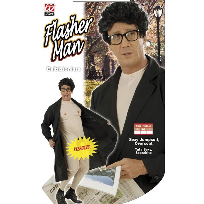 Костюм для вечірки холостяка: чоловічий костюм з оголеним торсом та пальто, S 48, карнавальний костюм для дорослих, JGA, вечірка холостяка, сексуальний костюм