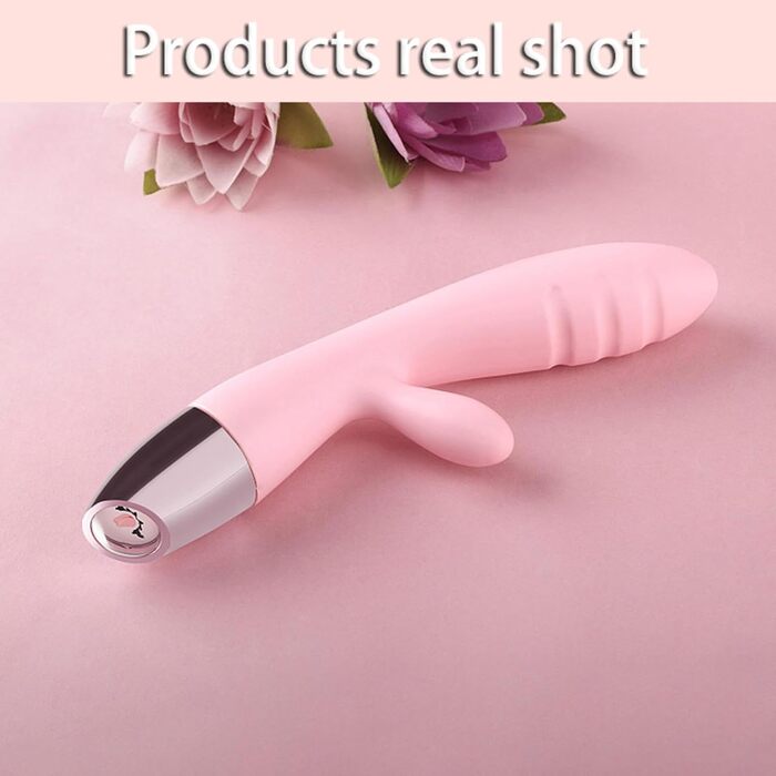 Вібратор Rabbit Silikon для G-точки, 10 режимів. Іграшка для дорослих, рожевий