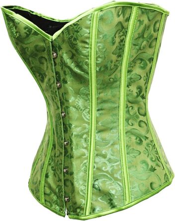 Бюстгальтер корсет з мережива та брокату Bslingerie® (зелений)