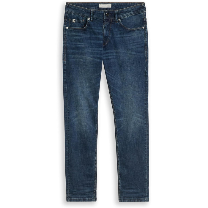 Чоловічі джинси Tom Tailor Piers Slim Fit, темно-сірий колір Dark Stone Wash, розмір 36W/32L