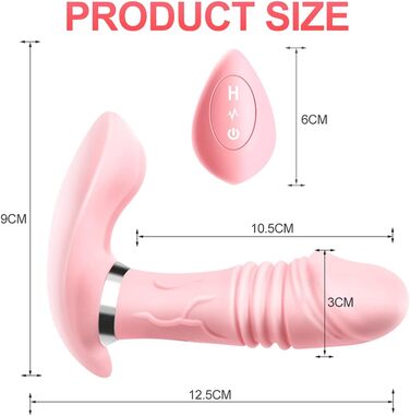 Вібратор-джі-поінт JFRong Butterfly з двома моторами, пультом ДУ та 3x7 режимами, для жінок та пар (фіолетовий)