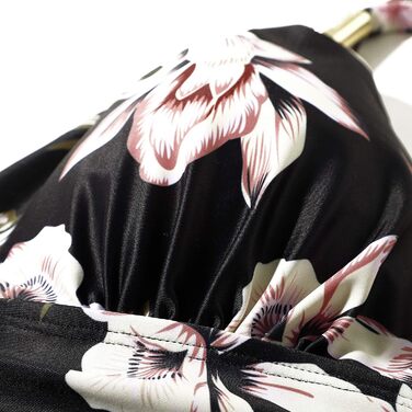 Світшот жіночий RXRXCOCO з рафтами, бавовняний, з V-подібним вирізом, push-up, одноцільний, відкритий на спині, з леопардовим принтом, чорний (XXL, чорний з квітами)