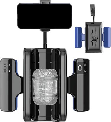 Електричний мастурбатор з двома ручками для чоловіків - 9 режимів, Solo Taschenmuschi Sex Spielzeug