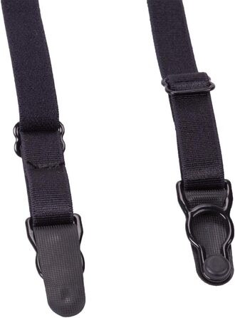 Чорний ремінь на стегна Aneliya Simplicity з металевими затискачами для панчіх, сексуальний стиль