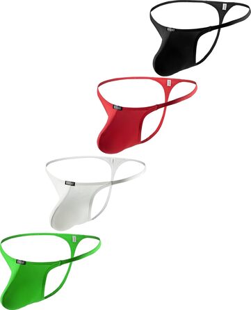 Сексуальні чоловічі труси iKingsky з низькою талією (4 шт.) - модаль, Tanga, XXL