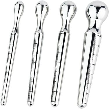 Розширювач сечоводу з нержавіючої сталі Seckoe для чоловіків (XL) - дилататор, катетер, сонда, масажер простати, секс-іграшка