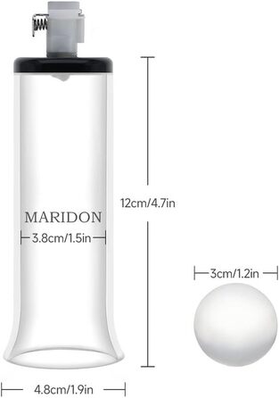 Вакуумний пристрій для розтягування крайньої плоті (пеніс-насос) з манометром - для чоловіків