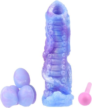 Анальний дildo з силікону Qiyasex з 5 кульками - для чоловіків та жінок