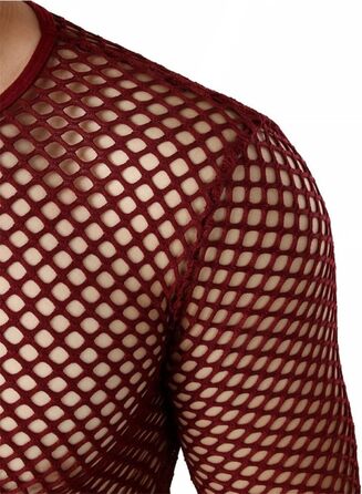 Чоловіча прозора футболка з сітки, сексуальний дизайн, для вечірок та клубів