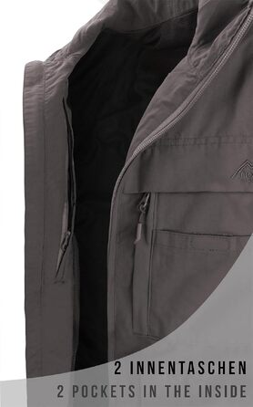 Чоловічий outdoor жилет з дихаючого матеріалу із захистом від сонця UPF 50+, антрацитовий (розміри XS-5XL)