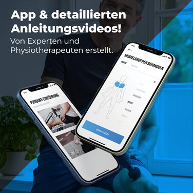 Перкусійний масажер OrthoMechanik 3.0 OrthoGun: професійна масажна пістолет з App, 7 насадками, потужністю 160 Вт та 5 рівнями інтенсивності для зняття болю та релаксації