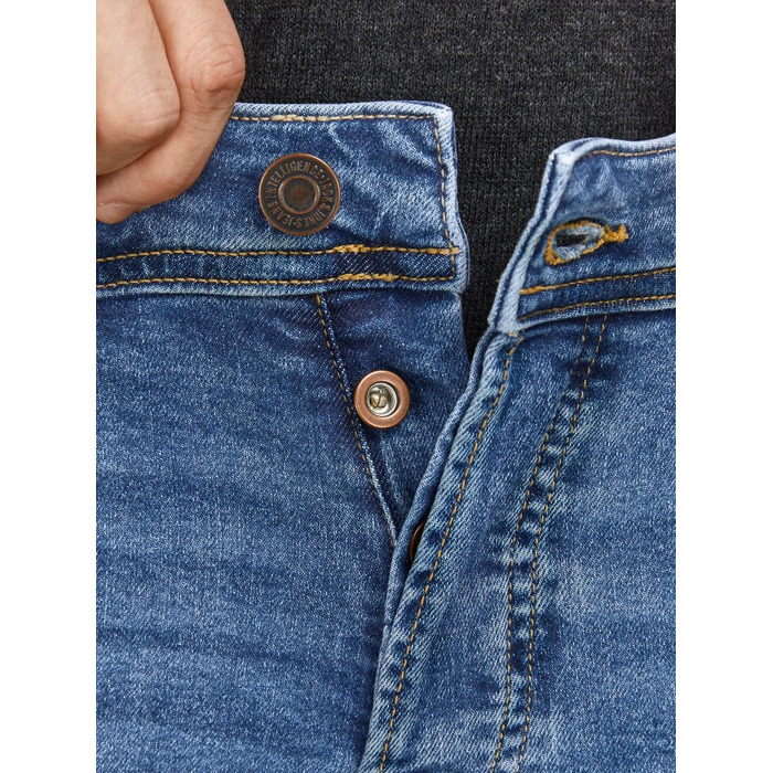 Чоловічі джинси Jack & Jones Ubbo Glenn Slim Fit, синій денім, стрейч (36W / 32L)