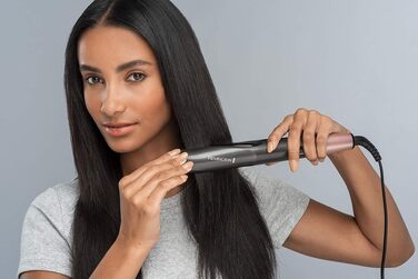 Іонійний фен-стайлер Remington Curl-Straight D5707 2в1 для завивки та випрямлення волосся (2200W, з дифузором, конічною насадкою та круглою щіткою 45мм)