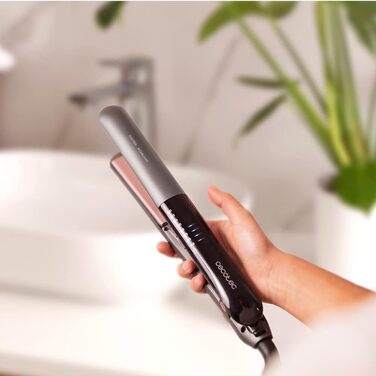 Іонізуючий випрямляч для волосся Cecotec RitualCare 1200 Titanium Ion Touch, титанове покриття, 60 Вт, регулювання температури
