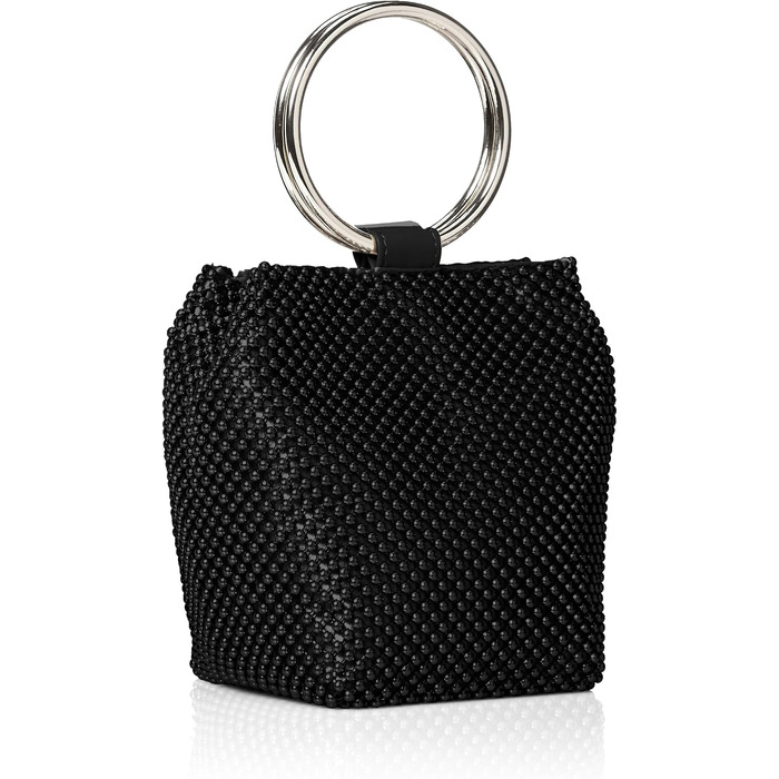 Жіночий клатч-гаманець Jessica McClintock Gwen Ball Mesh Ring Wristlet Pouch чорного кольору