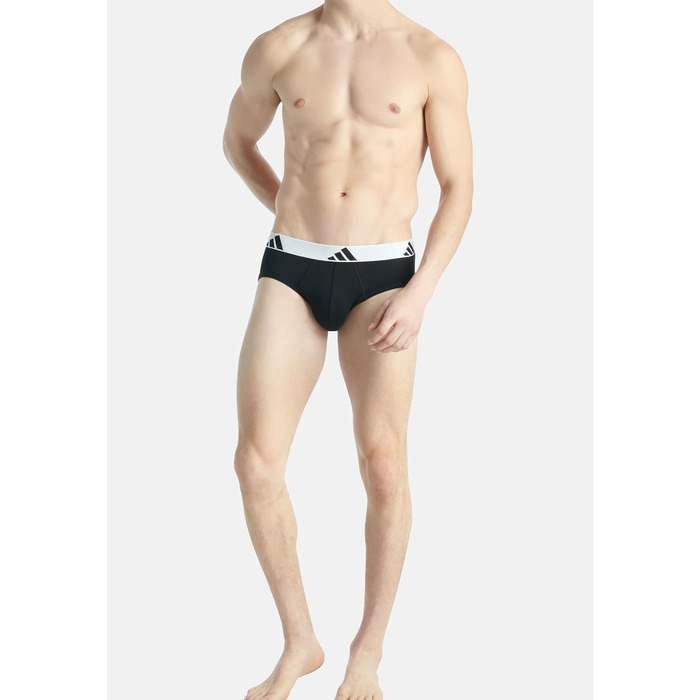 Труси чоловічі Adidas (3 шт. в упаковці) (XXL, чорний 006)