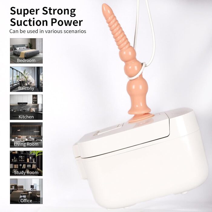 Анальний масажер Qiyasex Langer Analdildos з присоском, XXL великий, для простати, тренажер ануса, синій