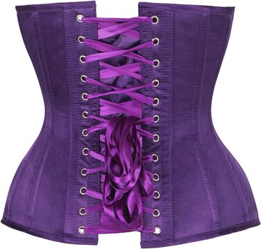 Корсет Daisy Corsets з м'якими ребрами, сукня-корсет, сукня-топ, сукня з декольте, сукня Overbust, кольору слива (Pflaume)