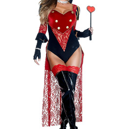 Костюм для дорослих Forplay Royal Treatment Sexy Storybook, L-XL, Червоний