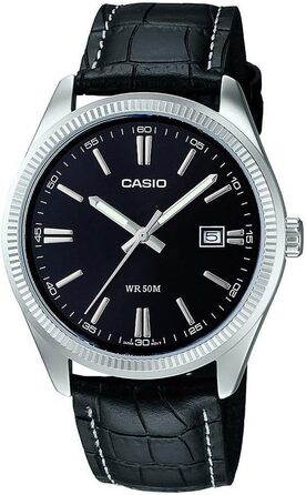 Чоловічий наручний годинник Casio Collection чорного кольору