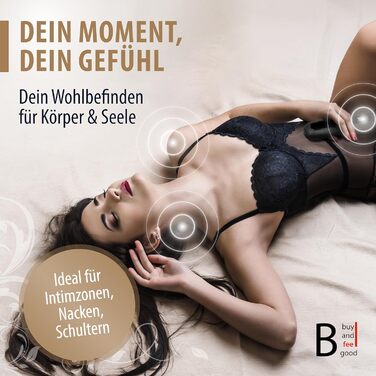 Вібратор для жінок THE ROCK XXL - Magic Wand. Потужний вібратор з преміум-силікону. Іграшки для дорослих, масажер для тіла, секс-іграшки для пар. Чорний колір.