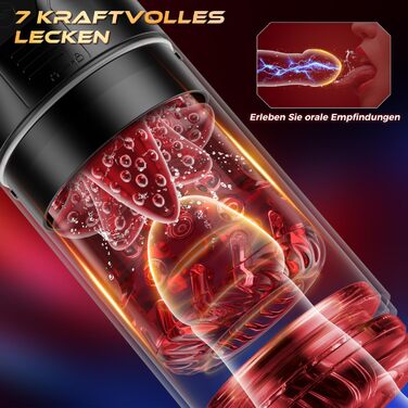 Електричний мастурбатор для чоловіків з вібрацією та функцією ковзання - стимулятор пеніса, секс-іграшка