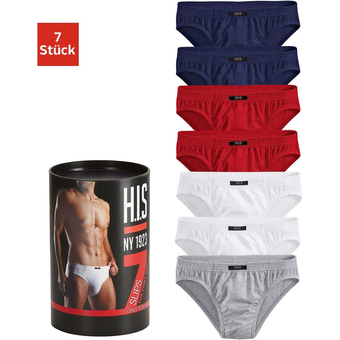 Чоловіча футболка H.I.S. Sip (L, Морський, Червоний, Білий, Сірий меланж)