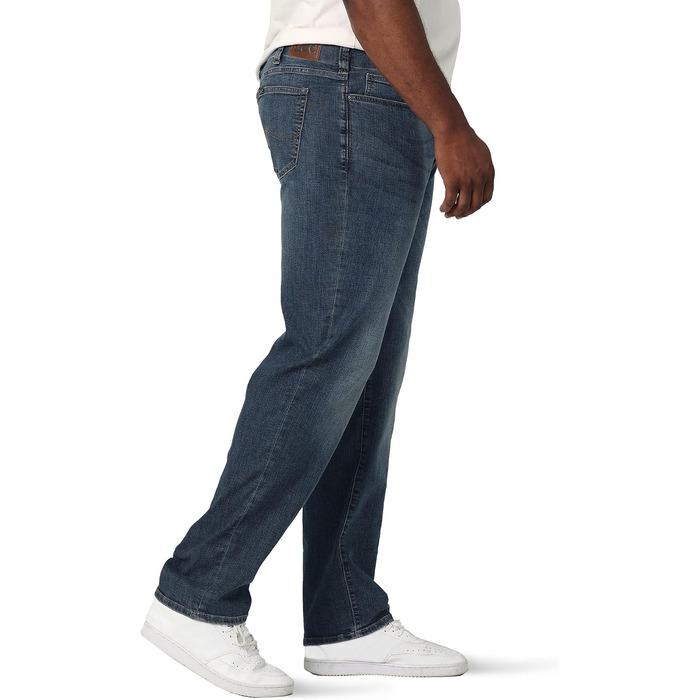 Чоловічі джинси Lee Extreme Motion Relaxed Straight Big and Tall, колір Maddox, розмір 44W / 32L