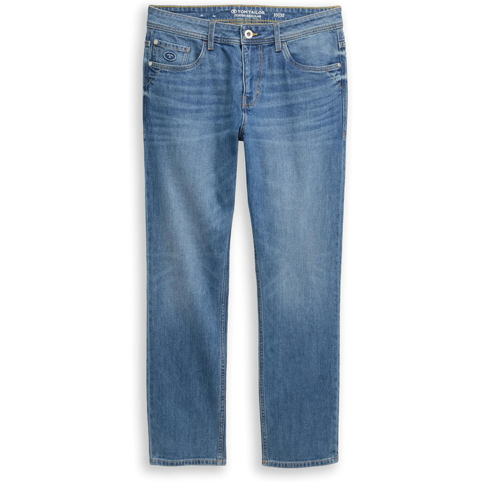 Чоловічі джинси Tom Tailor Josh Regular Slim Fit, стрейч, колір Stone Blue Denim, 36W / 30L