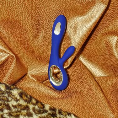 Вибромасажер LELO SORAYA 2 - вібратор для дорослих, стимуляція G-точки, водонепроникний, синій (Wave)