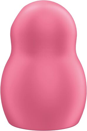 Вібратор Satisfyer Pro To Go 1 | Подвійний мотор | Компактний та перезаряджуваний | Водостійкий (IPX7) | Вібратор-імпульсна хвиля червоного кольору | Інтимна іграшка для жінок, універсальний розмір