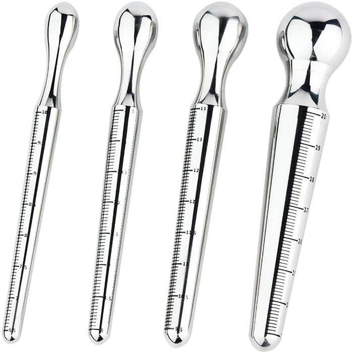 Розширювач сечоводу з нержавіючої сталі Seckoe для чоловіків (XL) - дилататор, катетер, сонда, масажер простати, секс-іграшка