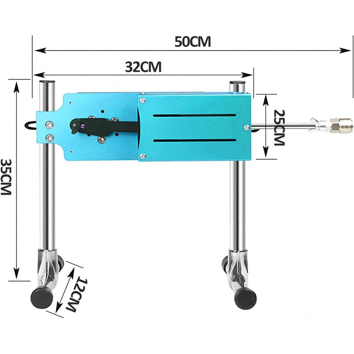 Масажер для тіла Fredorch F22 з дилдо - автоматичний, для чоловіків та жінок