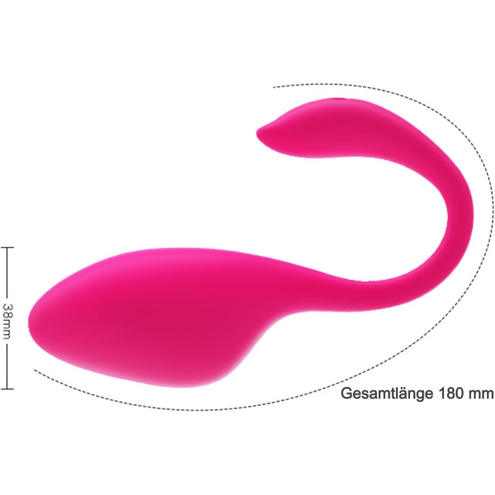 Вібраційний яйце-стимулятор G-Punkt з 9 режимів, керуванням через Bluetooth та застосунок, анальний плагін для парної взаємодії, вагінальний стопер, секс-іграшка з силікону для жінок