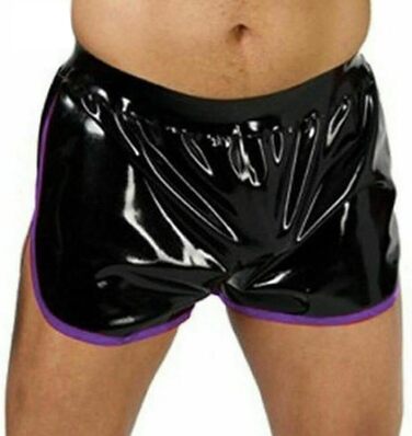 Боксер чоловічий латексний, чорний, XL - боксерки, шорти, спідня білизна