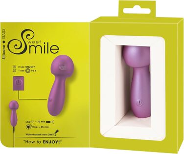 Вібратор Sweet Smile Flexible - Міні-вібратор Rosa 3,3 см