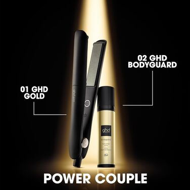 Випрямляч для волосся ghd gold Glätteisen: багатофункціональний стайлер для гладкого та шовковистого ефекту Anti-Frizz, чорний