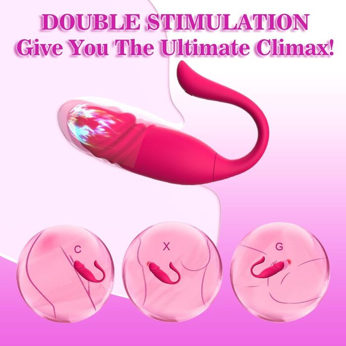 Вібратор-джгутик JFRong Butterfly з силікону з 9 режимами вібрації для жінок, стимуляція G-точки та клітора, анальний вібратор, сексуальні іграшки для пар